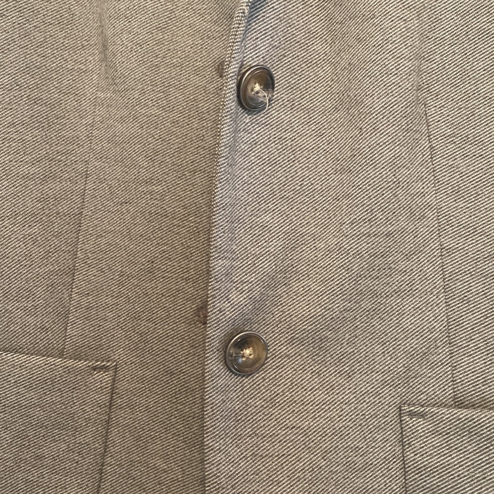 Grey herringbone blazer - Picture 2 of 3